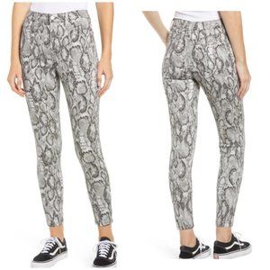 White House Black Market Snakeskin Print "The Skinny Ankle" Hi-Rise Pant